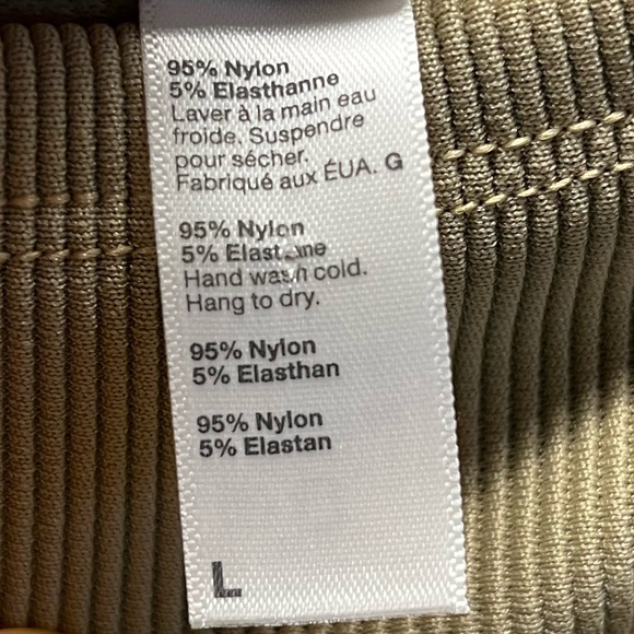 American Apparel Ribbed Beige Skirt Size L - Picture 4 of 9